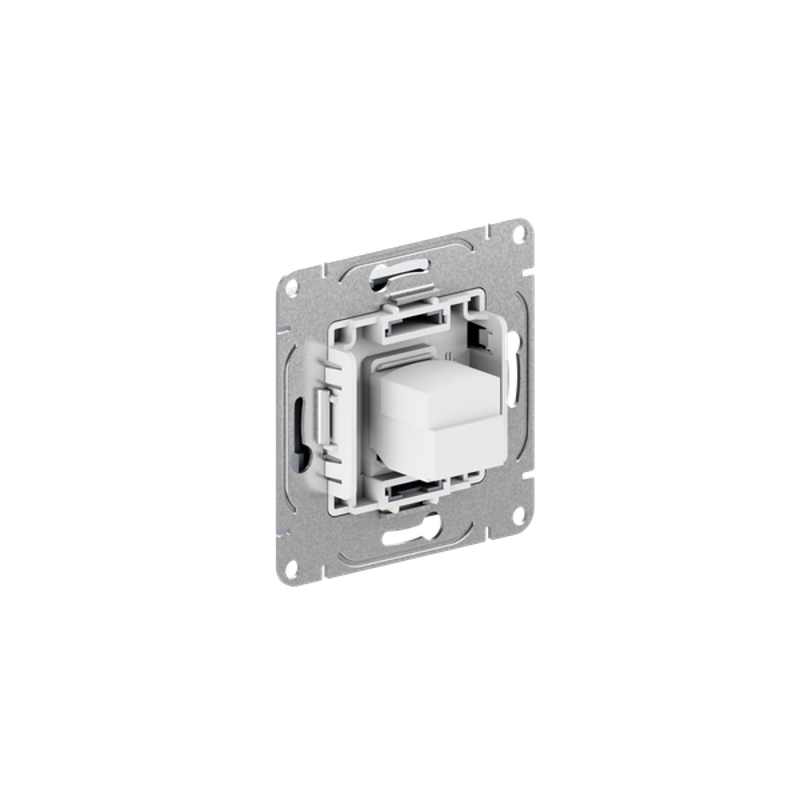 Механизм розетки RJ45 (cat5), алюминий Эпика EKF | UP1-SOA-RJ45-5 | EKF — миниатюра 4