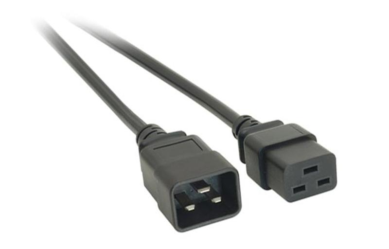 Кабель электропитания PDU 3х1,5 2М с разъёмами С19-C20 | PC-C19C20-2M | ITK — миниатюра 2