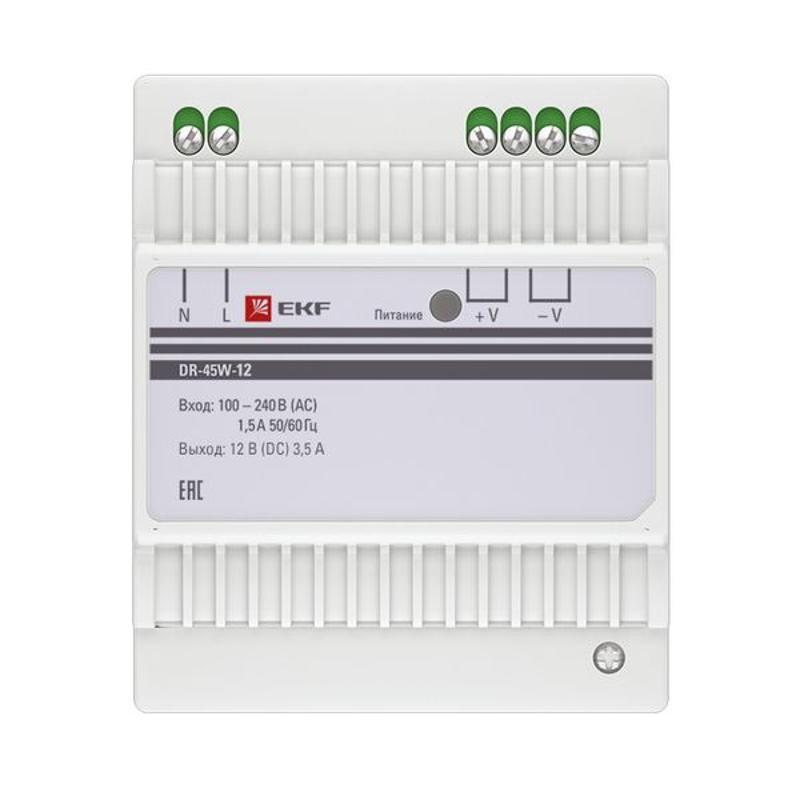 Блок питания 12В DR-45W-12 EKF PROxima |  dr-45w-12 |  EKF — миниатюра 5