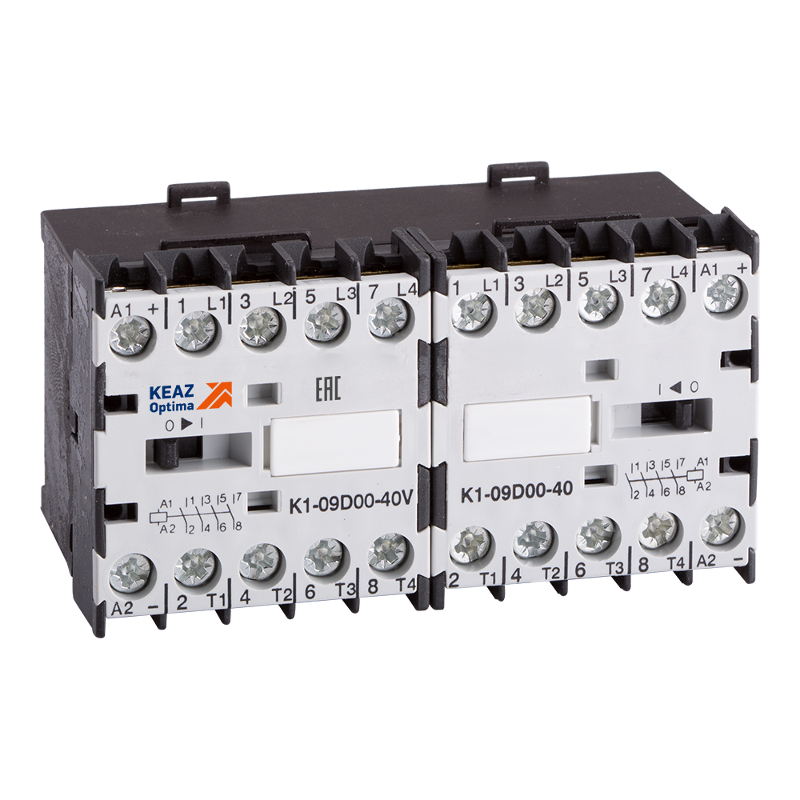 Контактор OptiStart K1W-09D00-40MC-230AC | 117142 | КЭАЗ — фото 1 | Sento