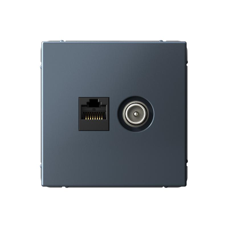 ArtGallery Грифель Розетка двойная TV + компьютерная RJ45, кат. 5Е | GAL000789 | SE — Systeme Electric