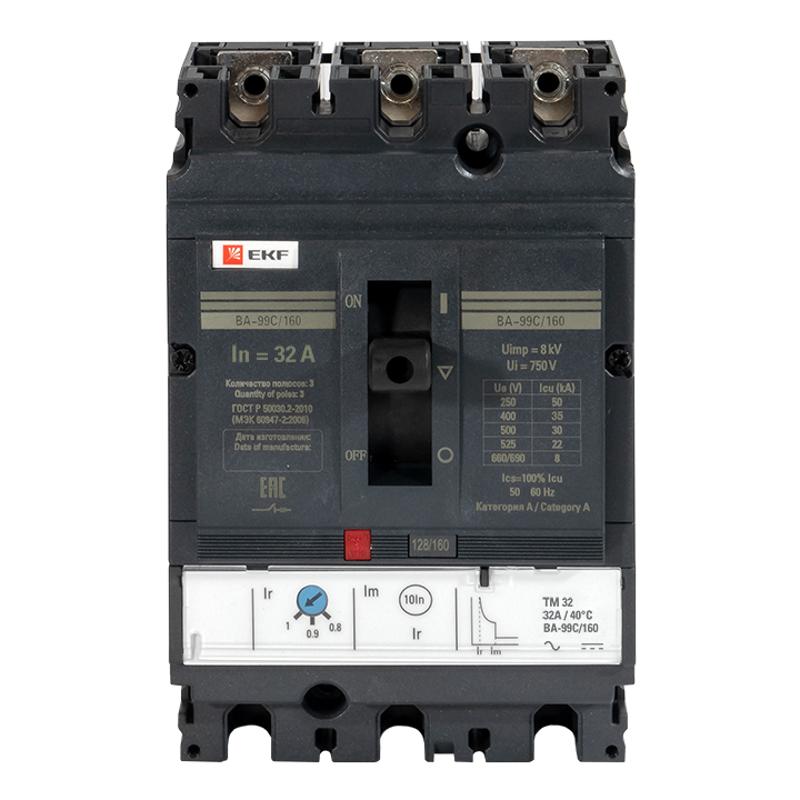 Выключатель автоматический ВА-99C (Compact NS) 160/32А 3P 36кА EKF PROxima | mccb99C-160-32 | EKF — миниатюра 6