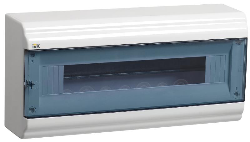 Корпус пластиковый навесной на 18 модулей ЩРН-П-18 IP41 (190х398х100мм) PRIME | MKP82-N-18-41-10 | IEK — миниатюра 2