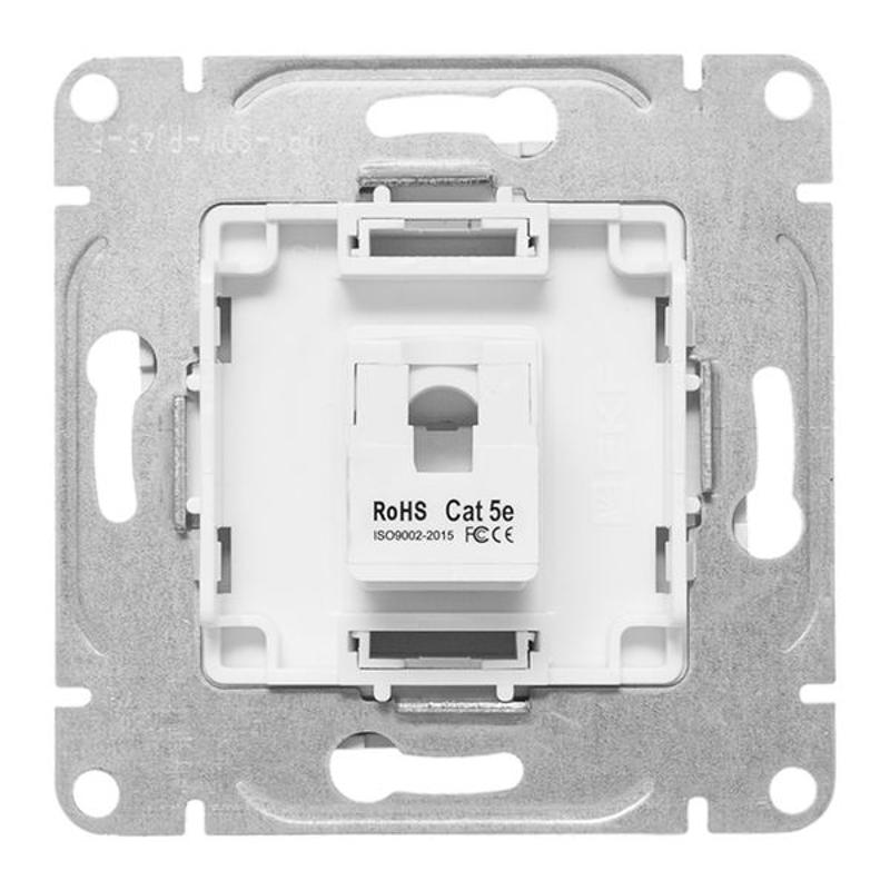 Механизм розетки RJ45 (cat5), белый Эпика EKF | UP1-SOW-RJ45-5 | EKF — миниатюра 7
