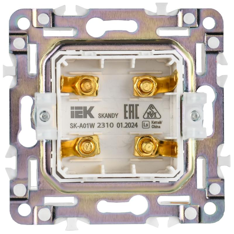 SKANDY Аудиорозетка 4-местная SK-A01W арктический белый | SK-S40-K01 | IEK — миниатюра 3