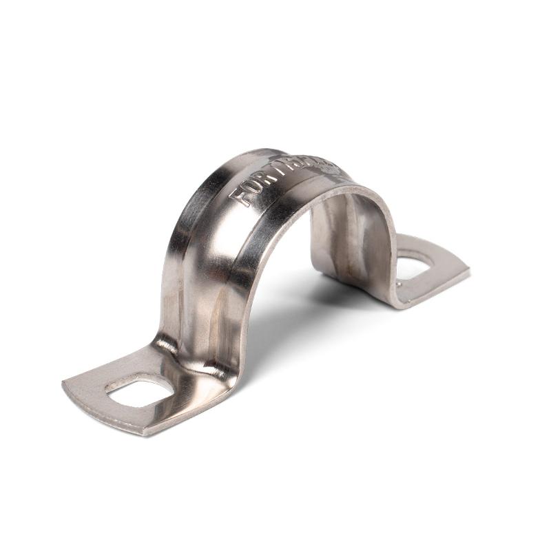 Скоба метал. двухлапковая СМД(INOX) 31-32 | 80138 | Fortisflex — Fortisflex