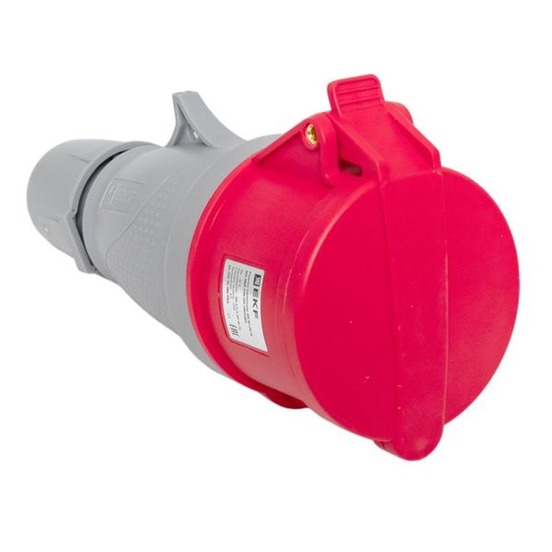 Розетка переносная 225 3P+PE+N 32А 380В IP44 EKF PROXIMA | ps-225-32-380-PRO | EKF — EKF