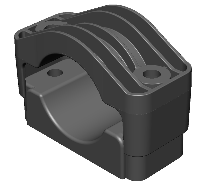Одиночное кабельное крепление D 40-60 мм | scc4060 | EKF — EKF