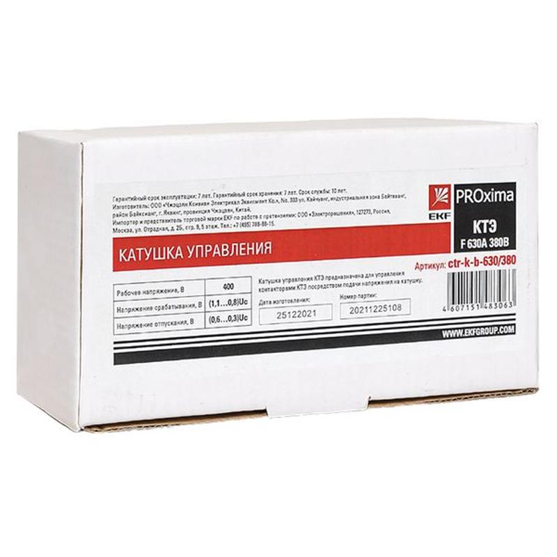 Катушка управления КТ-6013 380В EKF PROxima | ctr-kt-6013-380 | EKF — миниатюра 25