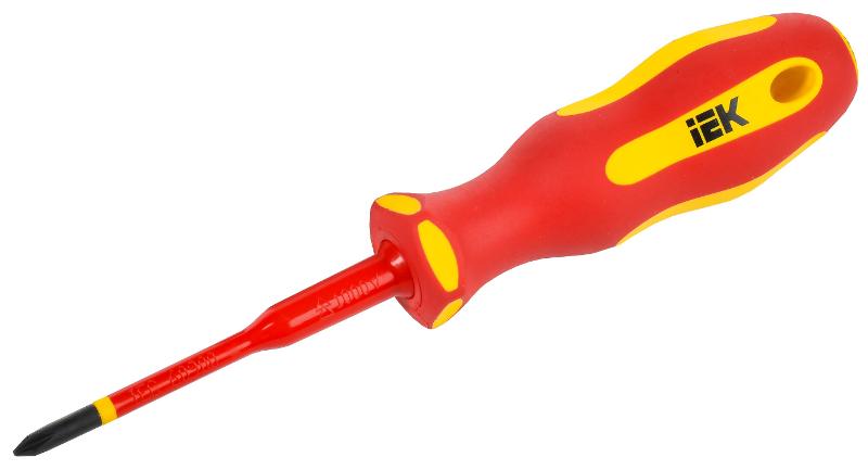  Отвертка диэлектрическая SLIM PH1х80 Т2 ARMA2L 5 | A2L5-SC31-T2-PH-10-080 | IEK — IEK (ИЭК)