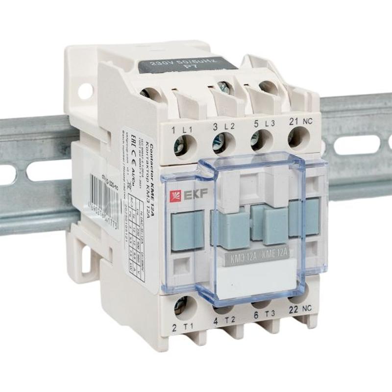 Контактор малогабаритный КМЭ 12А 220В 1NC EKF PROxima | ctr-s-12-220-nc | EKF — миниатюра 16