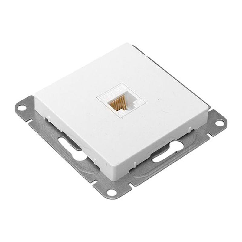 Механизм розетки RJ45 (cat5), белый Эпика EKF | UP1-SOW-RJ45-5 | EKF — миниатюра 9