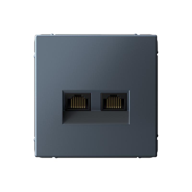 ArtGallery Грифель Розетка двойная компьютерная RJ45+RJ45, кат.6А, механизм | GAL000788 | SE — Systeme Electric