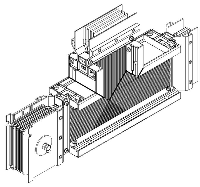 Секц. T-обр. вверх 1000А Al 3L+N+PER IP55 тран. IEK | LB-1000A4-35-F-TU | IEK — IEK (ИЭК)