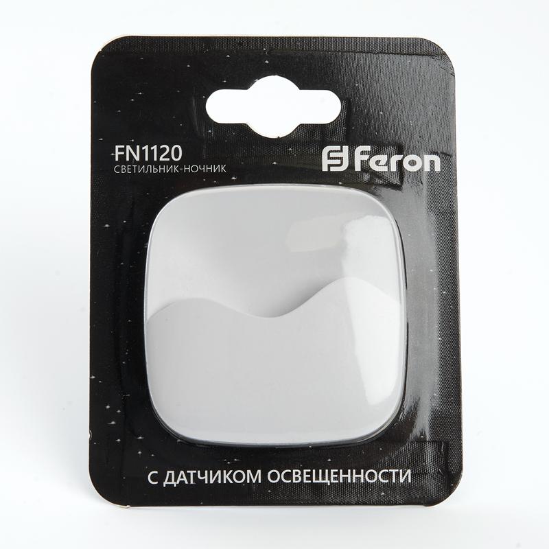 Светильник ночник FN1120 0,45W 230V, белый | 41019 | Feron — миниатюра 6