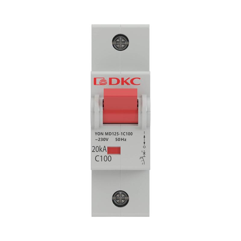 Выключатель автоматический однополюсный YON MD125-1C80-8ln 20kA | MD125-1C80 | DKC — миниатюра 3