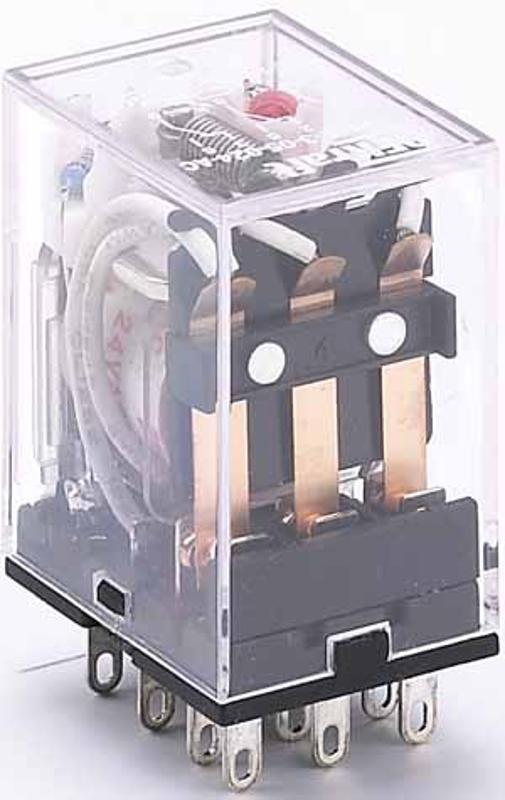 Промежуточное реле 3 конт. с инд. LED 5А 24В AC ПР-1 | 23221DEK | DEKraft — миниатюра 3