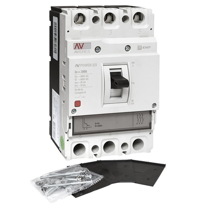 Выключатель автоматический AV POWER-2/3 200А 35kA TR | mccb-23-200-TR-av | EKF — миниатюра 3