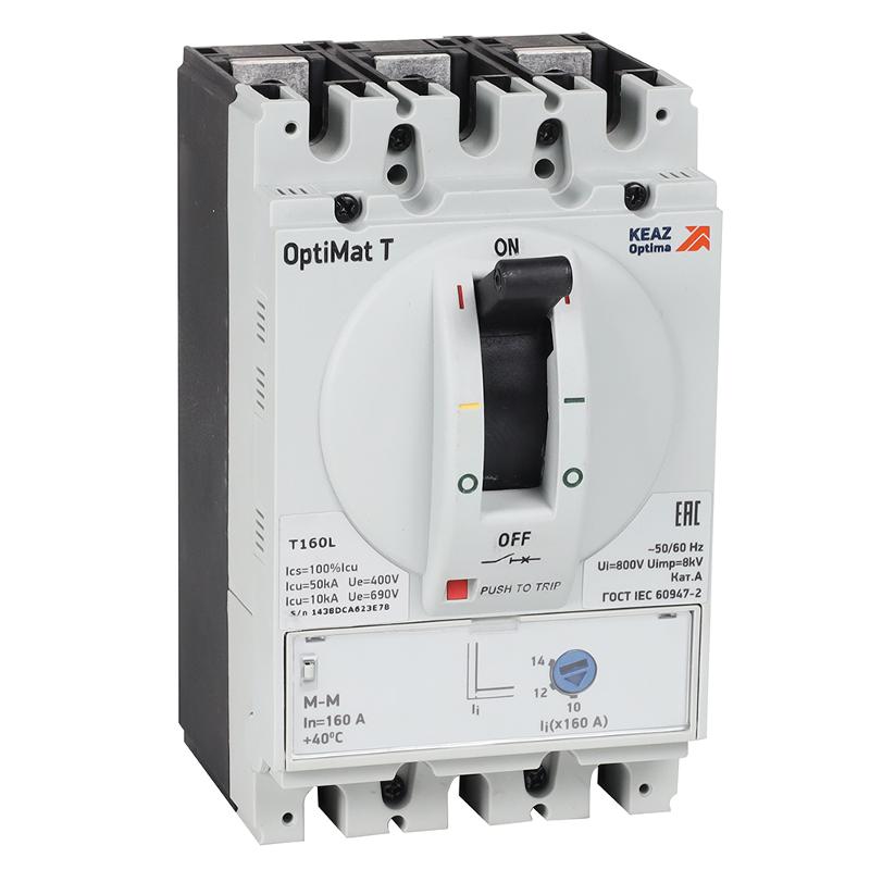 Выключатель автоматический для защиты двигателя OptiMat T125S M-M 20A 3P | 356482 | КЭАЗ — фото 1 | Sento