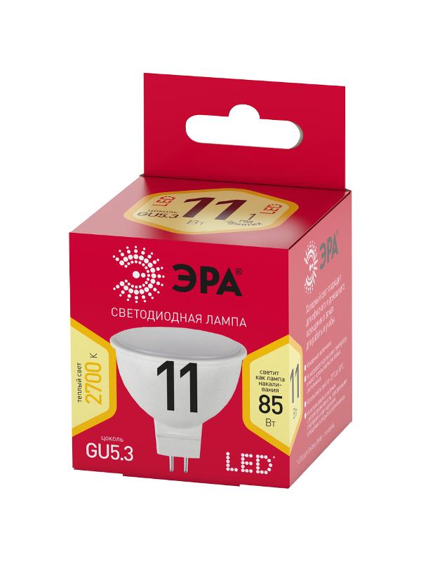 Лампа светодиодная RED LINE LED MR16-11W-827-GU5.3 R | Б0056064 | ЭРА — миниатюра 2