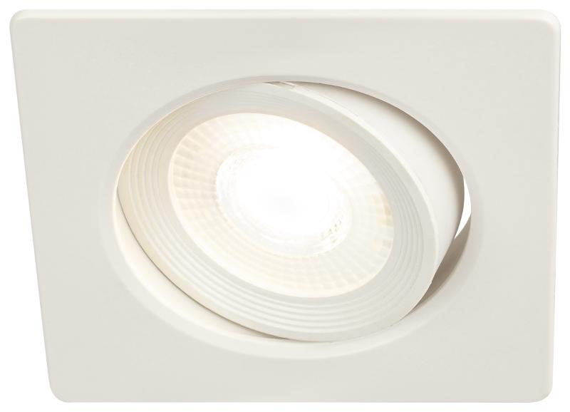 Светильник светодиодный встраиваемый KL LED 21A-5 4K WH LED квадратный поворотн. LED SMD 5W 4000K белый | Б0037035 | ЭРА — миниатюра 4