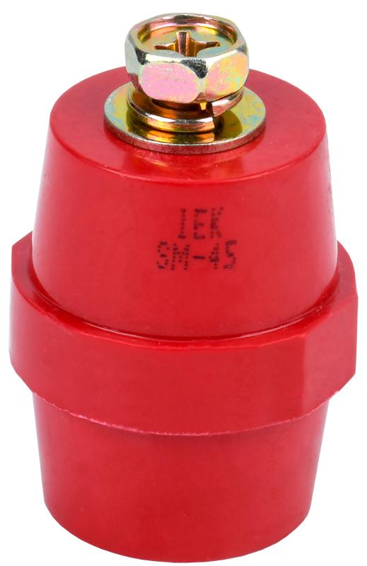 Изолятор SM45 (М8) силовой с болтом  | YIS11-45-14-B | IEK — IEK (ИЭК)