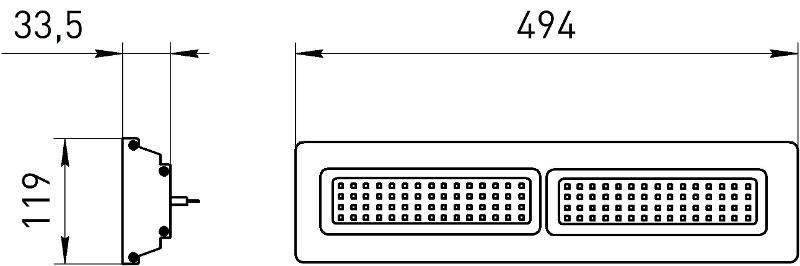 Светильник светодиодный промышленный подвесной IP65 100Вт 10500Лм 5000К Кп<5% SPP-403-0-50K-100 КСС Д IC — миниатюра 5