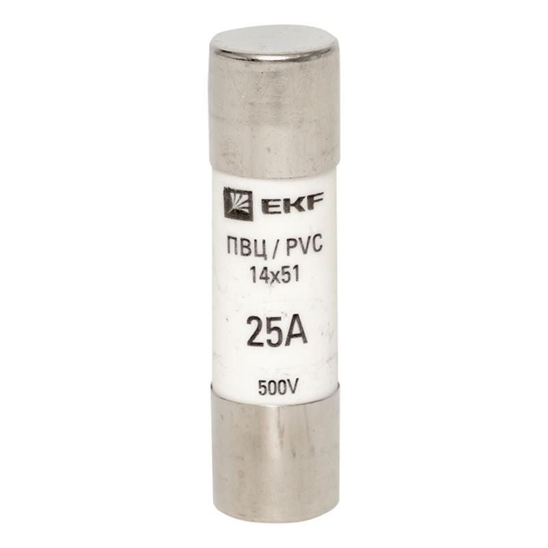 Плавкая вставка цилиндрическая ПВЦ (14х51) 25А | pvc-14x51-25 | EKF — миниатюра 2