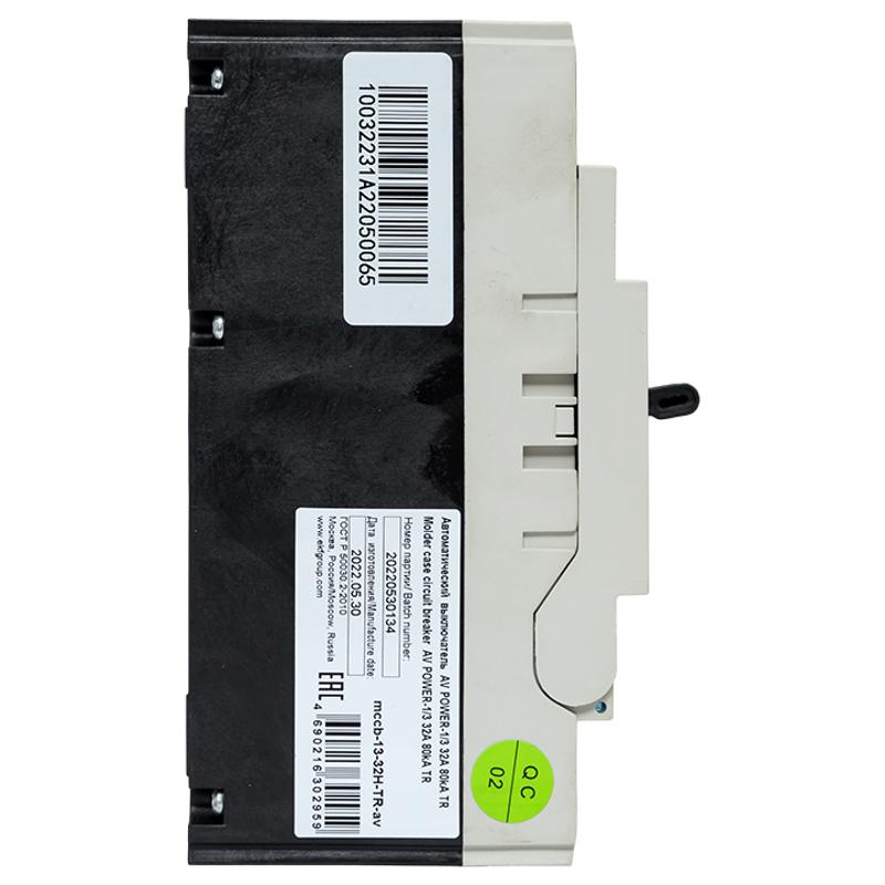 Выключатель автоматический AV POWER-1/3  32А 80kA TR AVERES | mccb-13-32H-TR-av | EKF — миниатюра 7