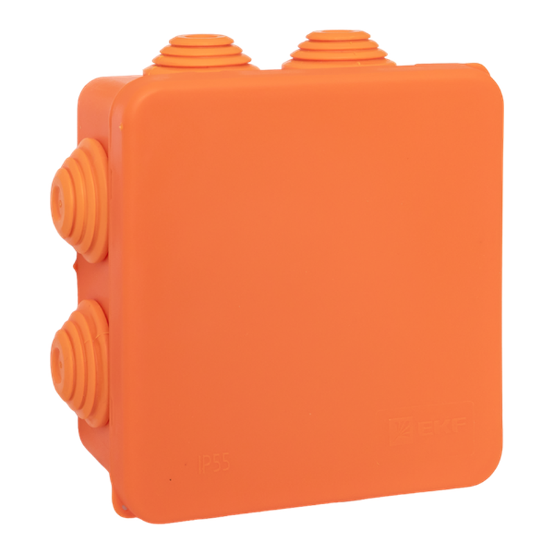 Коробка огнестойкая E45 85х85х40мм с клеммниками 6 полюсов 0,5-4мм2 IP55 HF | plc-kmfr-85-604 | EKF — миниатюра 2