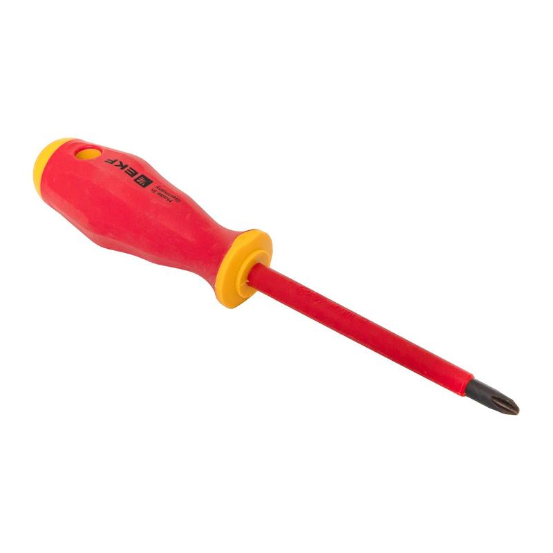 Отвертка Professional PH2х100 мм VDE 1000В |ph-2-100-pro-in|EKF — EKF