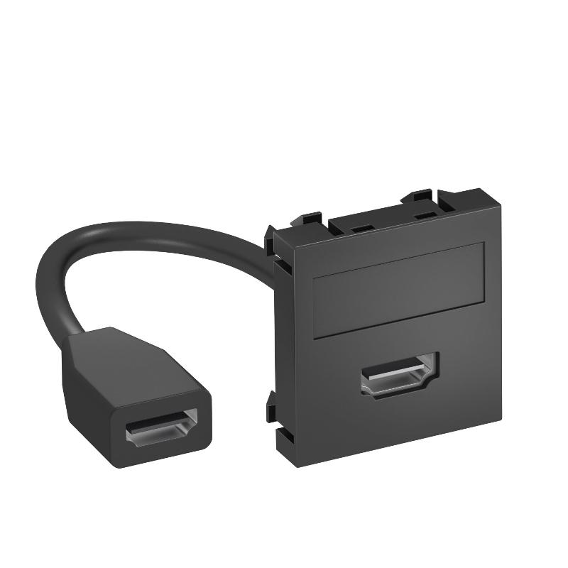Мультимедийная рамка HDMI Modul45 (черный) (MTG-HD F SWGR1) | 6104829 | OBO Bettermann — OBO Bettermann
