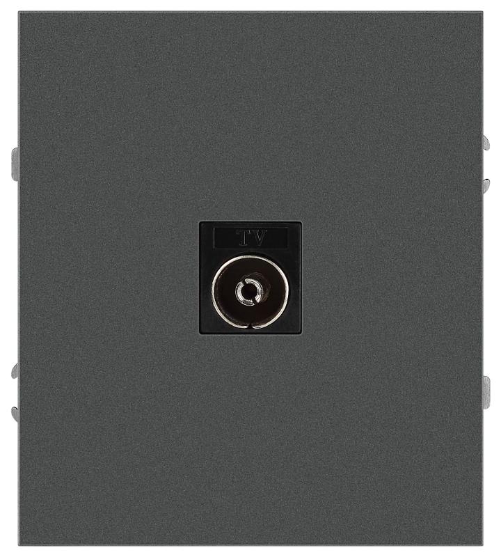 Розетка Arktik 16-3101-06 TV одиночная графит | Б0070469 | ЭРА — ЭРА (Энергия света)