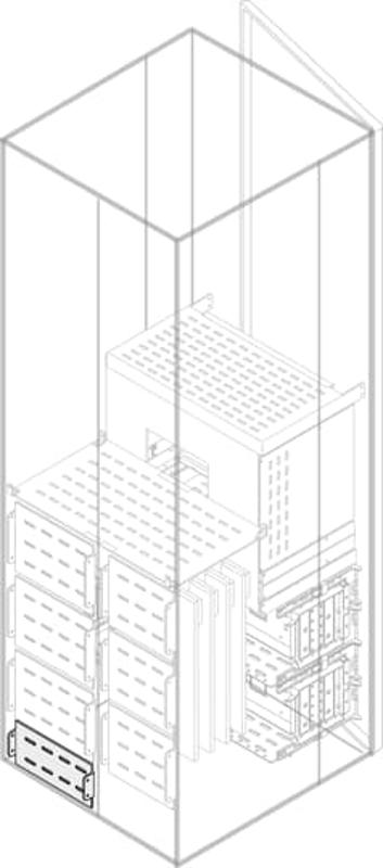 Перегородка верт.задн. H=100мм W=800мм | 1STQ001982B0000 | ABB — ABB