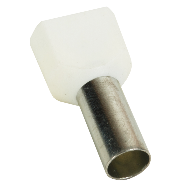 Наконечник штыревой втулочный под два провода OptiKit T-Shv2-PVC- 10-14(100шт) | 278053 | КЭАЗ — фото 1 | Sento