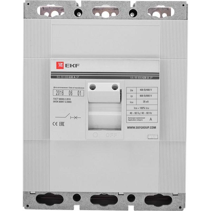 Выключатель автоматический ВА-99 800/1000А 3P 35кА EKF PROxima | mccb99-800-1000 | EKF — миниатюра 6