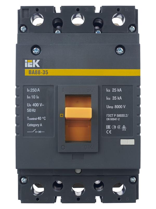 Авт. выкл. ВА88-35  3Р  250А  35кА   | SVA30-3-0250 | IEK — миниатюра 2