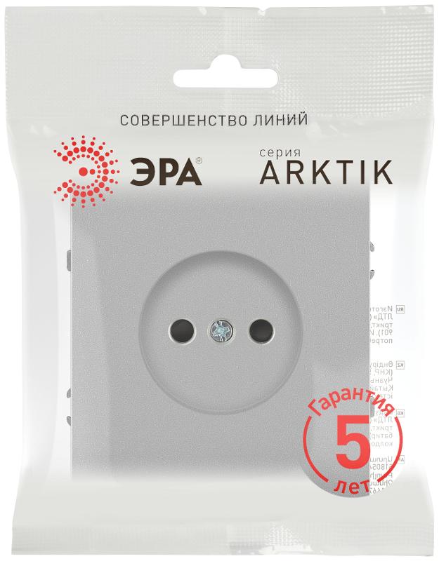 Розетка Arktik 16-2106-03 без заземления 2P 16А-250В алюминий | Б0071675 | ЭРА — миниатюра 3