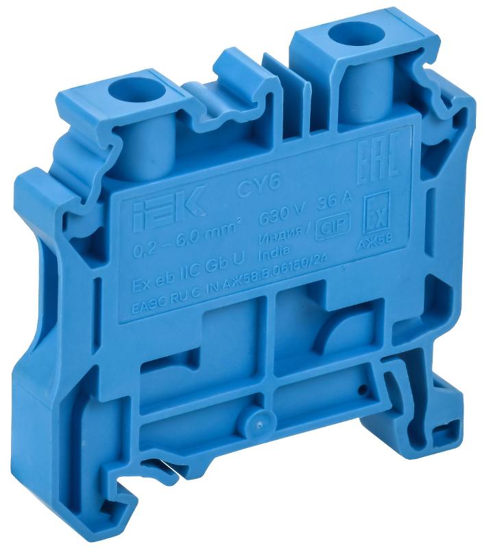 ARMAFIX Колодка клеммная CY6 PE Ex | AF-CT30-01-K52-006-EX | IEK — миниатюра 2