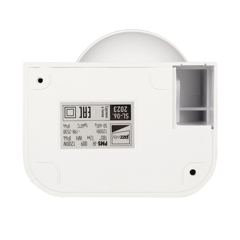 Датчик движения PMS-IR 009 1200Вт 180° 12м WH IP44 | .5012912 | Jazzway — миниатюра 5