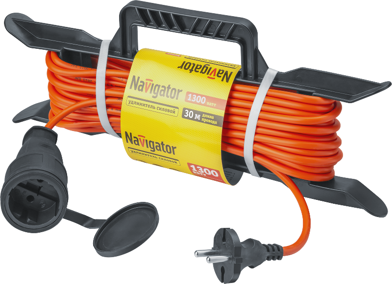 Удлинитель   93 921 NPE-F-30-X-2x0.75 на рамке б/з 30м (Россия) | 93921 | Navigator — Navigator