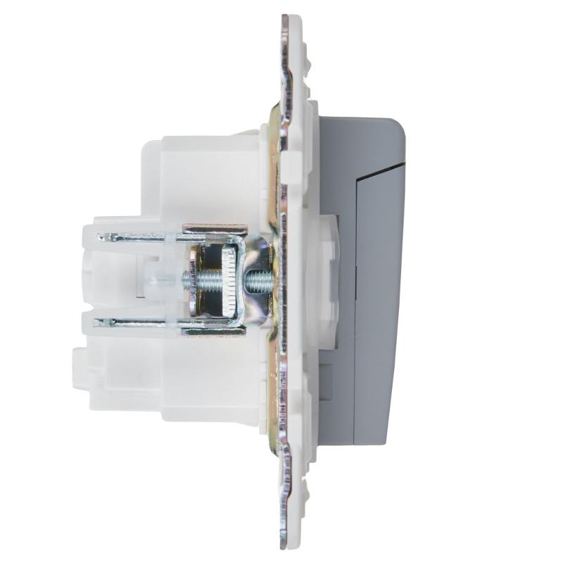 SKANDY Розетка з/к/ш кр. 16А IP44 SK-R11Gr серый | SK-R16-16-44-K03 | IEK — миниатюра 4