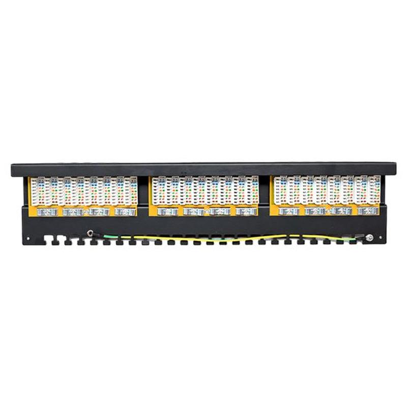 Патч-панель TERACOM PRO 19'' Cat.5E 1U полный экран STP 24 порта RJ-45 Dual IDC с органайз.| TRP-PPNL-5ESTP-1U24 | EKF — миниатюра 11