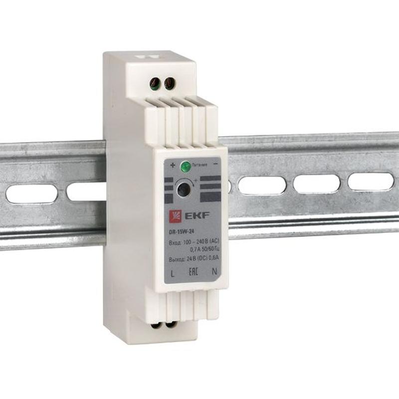 Блок питания 24В DR-15W-24 PROxima | dr-15w-24 | EKF — миниатюра 10
