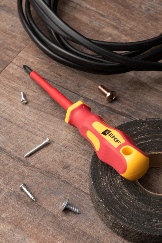 Отвертка Master PZ1x80 мм 1000В EKF Basic|pz-1-80-mas-in|EKF — миниатюра 8