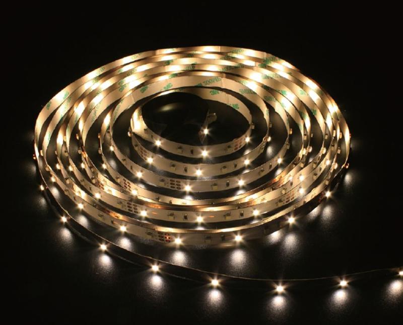 Лента светодиодная LS612/ 120SMD(2835)/м 9.6Вт/м 12V 5000*10*1.22мм 3000К, IP20 | 27730 | FERON — миниатюра 2