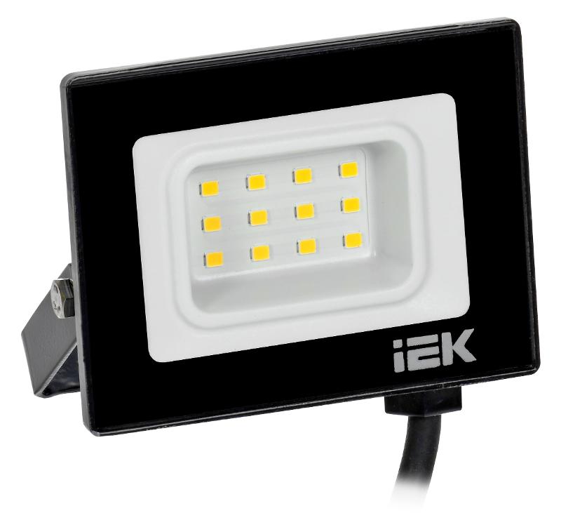 Прожектор светодиодный СДО 06-10 10Вт 4000К IP65 черный | LPDO601-10-40-K02 | IEK — миниатюра 2