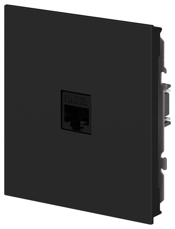 Розетка Arktik 16-3107-05 информационная RJ45 антрацит | Б0070478 | ЭРА — миниатюра 3