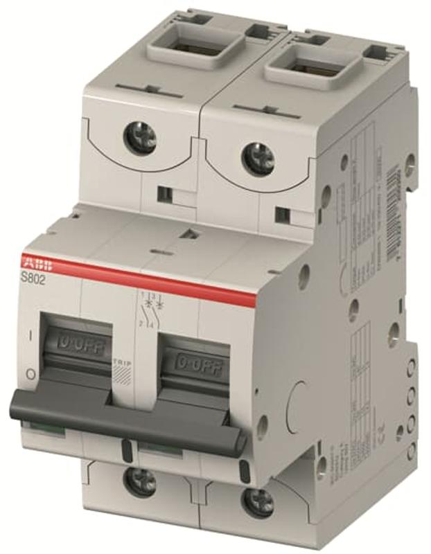 Выключатель автоматический двухполюсный S802N C6А | 2CCS892001R0064 | ABB — ABB