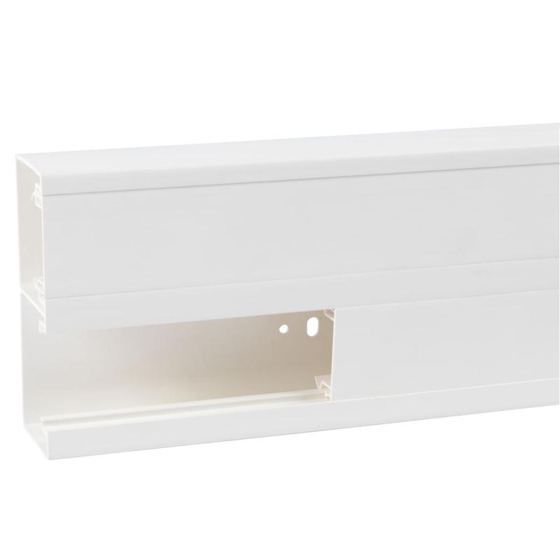 Кабель-канал Metra - 130x50 - 2 метра - с крышкой - белый | 638082 | Legrand — Legrand